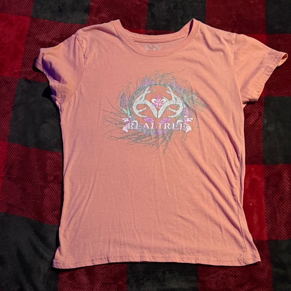 Realtree Peach Graphic Tee